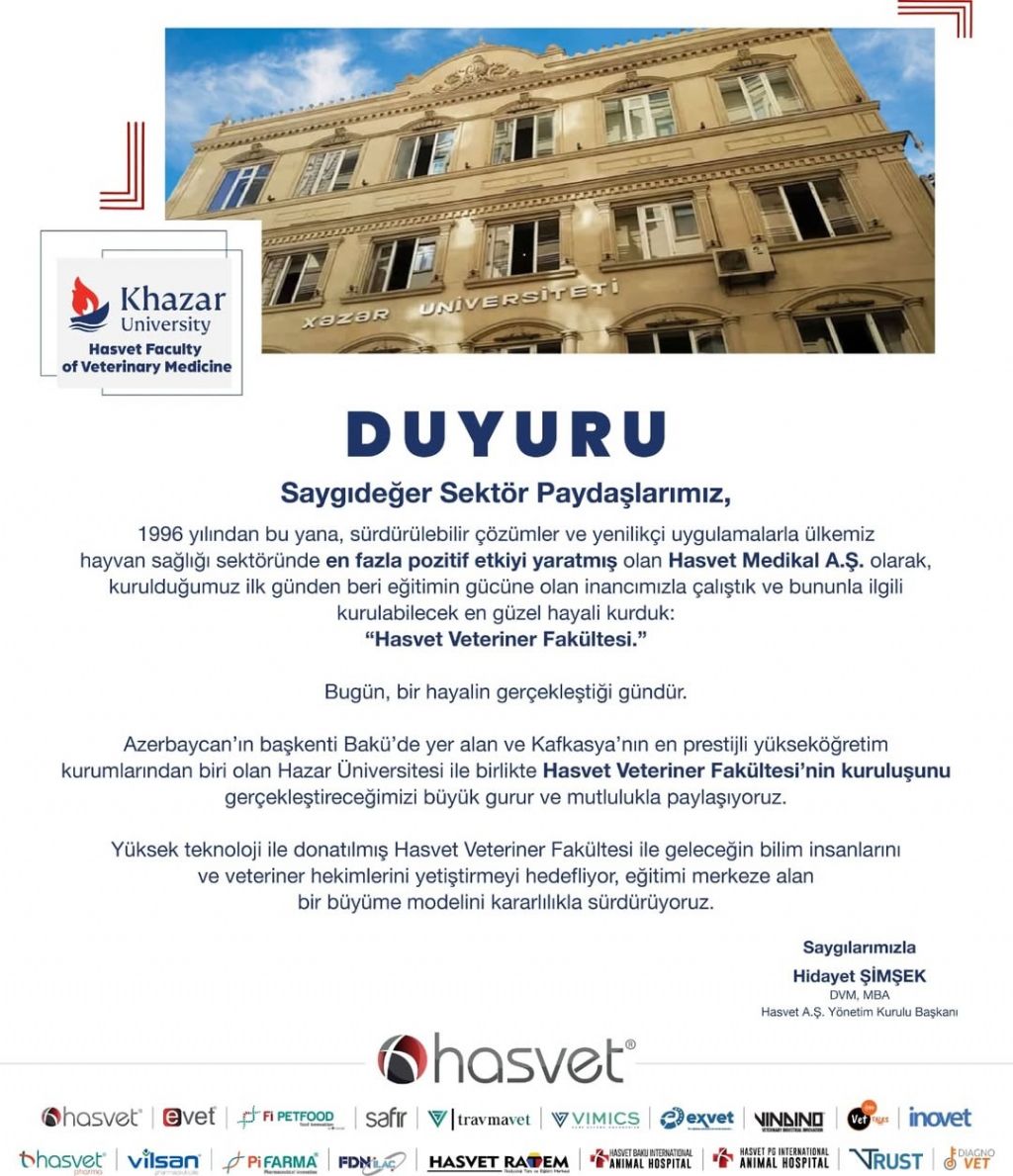 HASVET VETERİNER FAKÜLTESİ